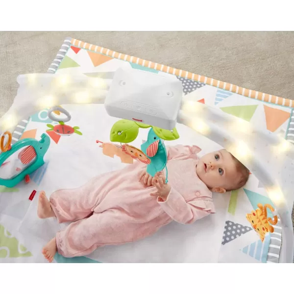 FisherPrice Baby Safari Music amp Lights Gym Tummy Time Playmat With TakeAlong Toys For Newborns From Birth And OlderFisherPrice Baby Safari Music amp Lights Gym Tummy Time Playmat With TakeAlong Toys For Newborns From Birth And Older