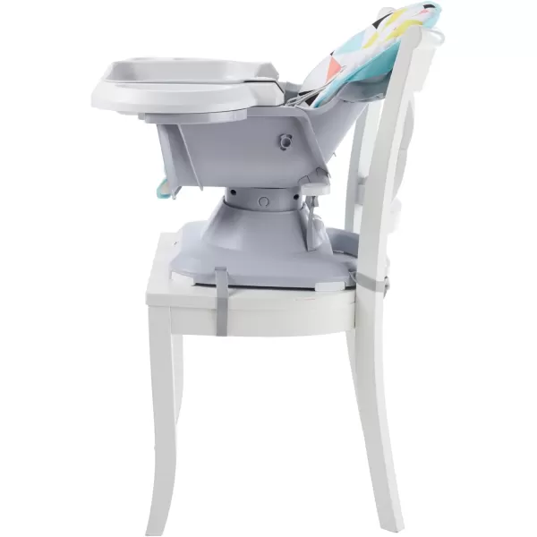 FisherPrice Baby SpaceSaver Simple Clean High Chair Baby to Toddler Portable Dining Seat with Removable Tray Liner Windmill Amazon ExclusiveMulticolor