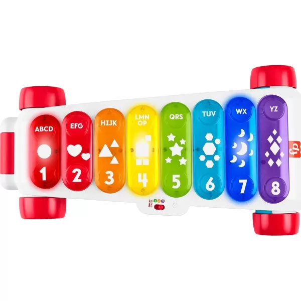 FisherPrice Baby To Toddler Learning Toy Giant LightUp Xylophone PullAlong With Music amp Phrases For Ages 9 MonthsRetail Packaging