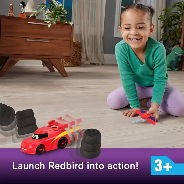 FisherPrice DC Batwheels 155 Scale Toy Race Car Redbird Launching Vehicle with Crash Accessories for Ages 3 YearsFisherPrice DC Batwheels 155 Scale Toy Race Car Redbird Launching Vehicle with Crash Accessories for Ages 3 Years