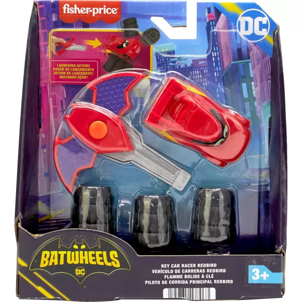 FisherPrice DC Batwheels 155 Scale Toy Race Car Redbird Launching Vehicle with Crash Accessories for Ages 3 YearsFisherPrice DC Batwheels 155 Scale Toy Race Car Redbird Launching Vehicle with Crash Accessories for Ages 3 Years