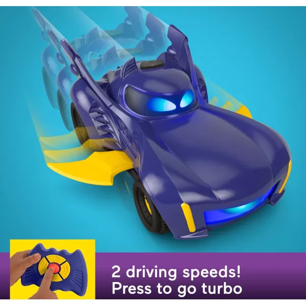 FisherPrice DC Batwheels Remote Control Car Bam The Batmobile Transforming RC with Lights Sounds amp Character Phrases for Ages 3 YearsFisherPrice DC Batwheels Remote Control Car Bam The Batmobile Transforming RC with Lights Sounds amp Character Phrases for Ages 3 Years