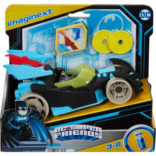 FisherPrice Imaginext DC Super Friends Batman Toy BatTech Racing Batmobile with Lights amp Poseable Figure for Preschool Kids Ages 3 YearsFisherPrice Imaginext DC Super Friends Batman Toy BatTech Racing Batmobile with Lights amp Poseable Figure for Preschool Kids Ages 3 Years