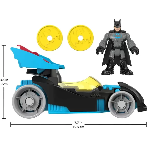 FisherPrice Imaginext DC Super Friends Batman Toy BatTech Racing Batmobile with Lights amp Poseable Figure for Preschool Kids Ages 3 YearsFisherPrice Imaginext DC Super Friends Batman Toy BatTech Racing Batmobile with Lights amp Poseable Figure for Preschool Kids Ages 3 Years