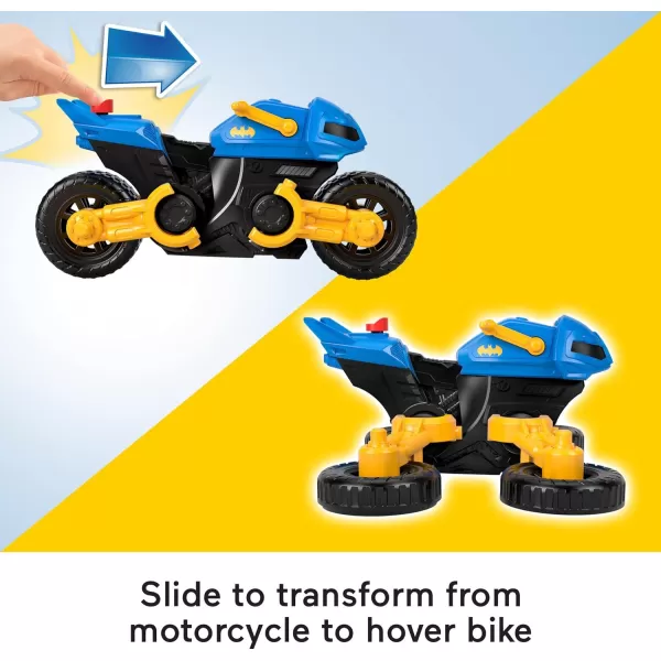 FisherPrice Imaginext DC Super Friends Batman Toy Poseable Figure amp Transforming Batcycle with Projectile Launcher for Preschool Kids Ages 3 YearsFisherPrice Imaginext DC Super Friends Batman Toy Poseable Figure amp Transforming Batcycle with Projectile Launcher for Preschool Kids Ages 3 Years