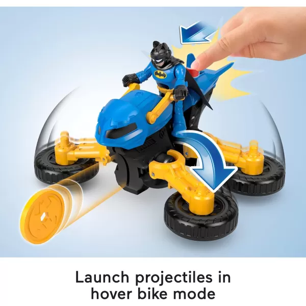 FisherPrice Imaginext DC Super Friends Batman Toy Poseable Figure amp Transforming Batcycle with Projectile Launcher for Preschool Kids Ages 3 YearsFisherPrice Imaginext DC Super Friends Batman Toy Poseable Figure amp Transforming Batcycle with Projectile Launcher for Preschool Kids Ages 3 Years