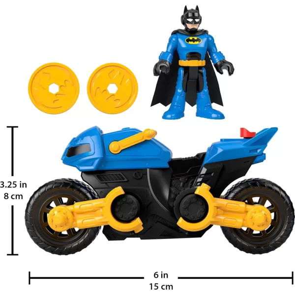 FisherPrice Imaginext DC Super Friends Batman Toy Poseable Figure amp Transforming Batcycle with Projectile Launcher for Preschool Kids Ages 3 YearsFisherPrice Imaginext DC Super Friends Batman Toy Poseable Figure amp Transforming Batcycle with Projectile Launcher for Preschool Kids Ages 3 Years