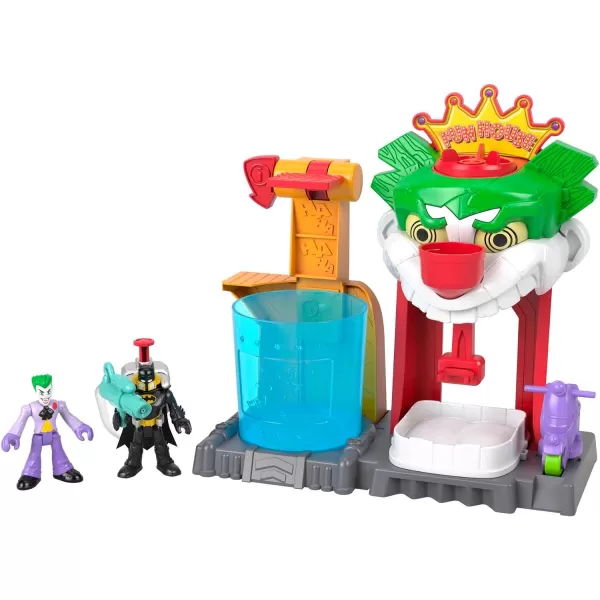 FisherPrice Imaginext DC Super Friends Batman Toy the Joker Funhouse Playset Color Changers with 2 Figures amp Accessories for Ages 3 YearsFisherPrice Imaginext DC Super Friends Batman Toy the Joker Funhouse Playset Color Changers with 2 Figures amp Accessories for Ages 3 Years