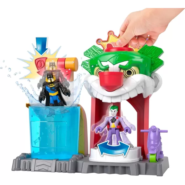 FisherPrice Imaginext DC Super Friends Batman Toy the Joker Funhouse Playset Color Changers with 2 Figures amp Accessories for Ages 3 YearsFisherPrice Imaginext DC Super Friends Batman Toy the Joker Funhouse Playset Color Changers with 2 Figures amp Accessories for Ages 3 Years