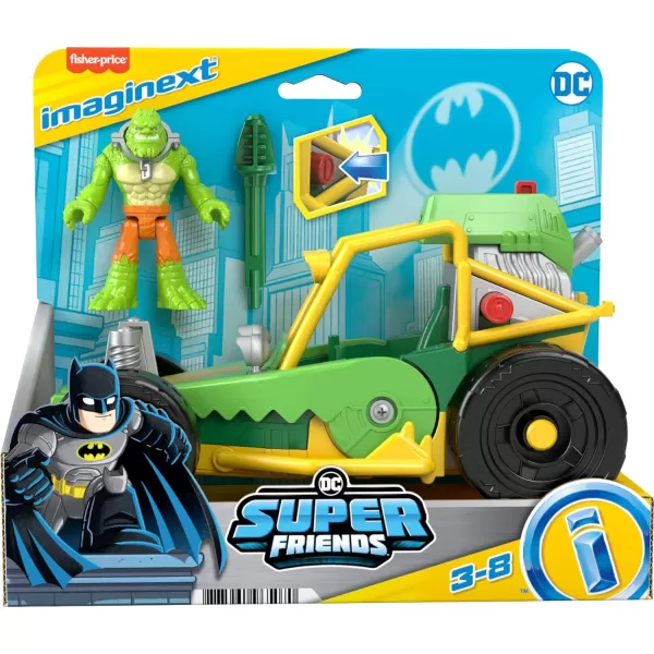 FisherPrice Imaginext DC Super Friends Killer Croc Figure amp Buggy Toy Car with Projectile Launcher for Preschool Pretend Play Ages 3 YearsFisherPrice Imaginext DC Super Friends Killer Croc Figure amp Buggy Toy Car with Projectile Launcher for Preschool Pretend Play Ages 3 Years