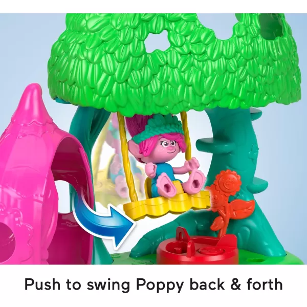 FisherPrice Imaginext DreamWorks Trolls Preschool Toys Flower Fun Campsite Playset with Poppy Figure for Pretend Play Ages 3 YearsFisherPrice Imaginext DreamWorks Trolls Preschool Toys Flower Fun Campsite Playset with Poppy Figure for Pretend Play Ages 3 Years