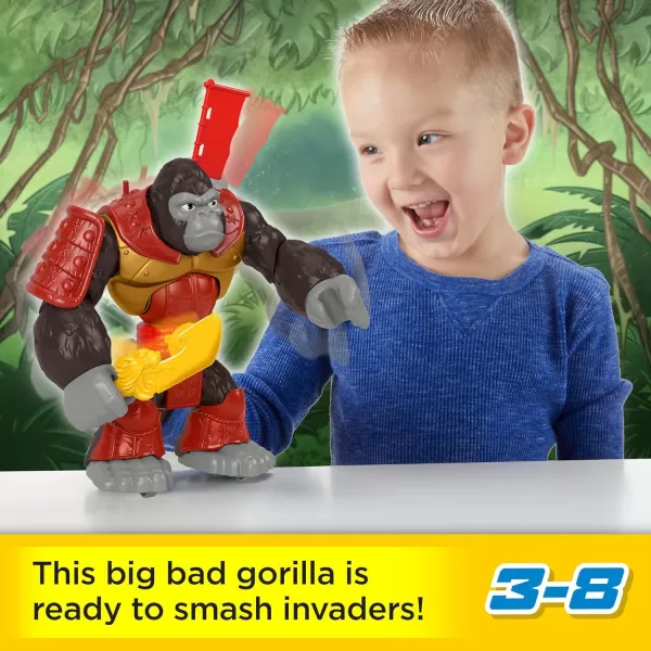 FisherPrice Imaginext Preschool Toy Silverback Gorilla Smash 8In Figure with Punching Action amp Accessories for Pretend Play Ages 3 Years Amazon ExclusiveFisherPrice Imaginext Preschool Toy Silverback Gorilla Smash 8In Figure with Punching Action amp Accessories for Pretend Play Ages 3 Years Amazon Exclusive