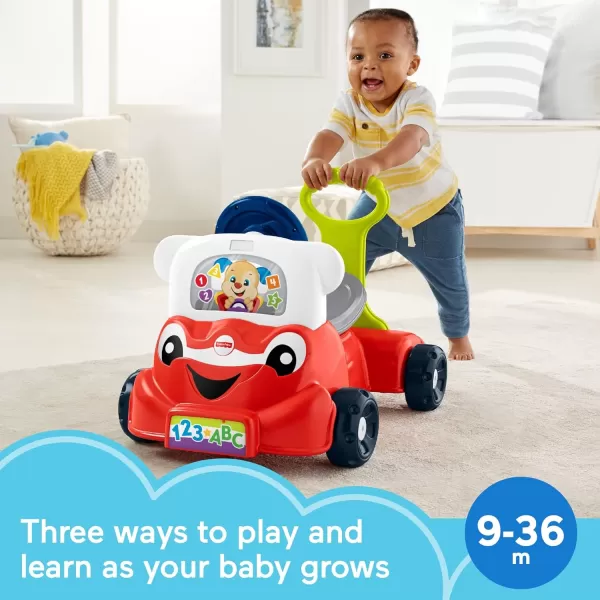 FisherPrice Laugh amp Learn 3In1 Smart Car Baby Walker amp Toddler RideOn Toy with Smart Stages Learning Content for Ages 9 MonthsBundle