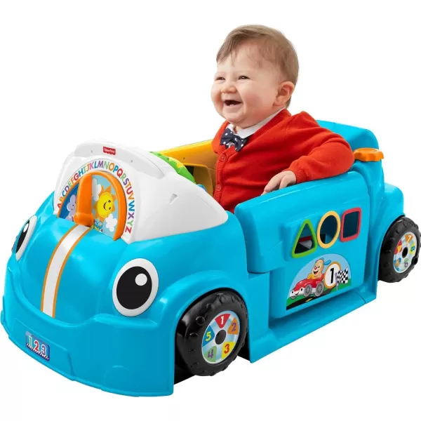 FisherPrice Laugh amp Learn Baby Activity Center Crawl Around Car Interactive Playset with Smart Stages for Infants amp Toddlers Blue Amazon ExclusiveInteractive Playset  Toy GLK15