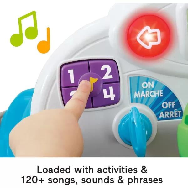 FisherPrice Laugh amp Learn Baby Activity Center Crawl Around Car Interactive Playset with Smart Stages for Infants amp Toddlers Blue Amazon ExclusiveInteractive Playset