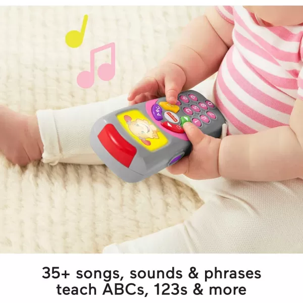 FisherPrice Laugh amp Learn Baby Learning Toy Puppys Remote Pretend TV Control with Music and Lights for Ages 6 MonthsLaugh amp Learn Sis Remote