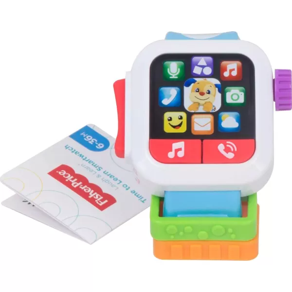 FisherPrice Laugh amp Learn Baby To Toddler Toy Time To Learn Smartwatch With Lights amp Music For Pretend Play Ages 6 MonthsFisherPrice Laugh amp Learn Baby To Toddler Toy Time To Learn Smartwatch With Lights amp Music For Pretend Play Ages 6 Months