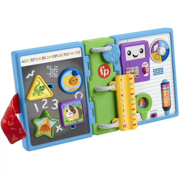 FisherPrice Laugh amp Learn Baby amp Toddler Toy 123 Schoolbook with Lights amp Smart Stages Learning Content for Ages 6 MonthsFisherPrice Laugh amp Learn Baby amp Toddler Toy 123 Schoolbook with Lights amp Smart Stages Learning Content for Ages 6 Months