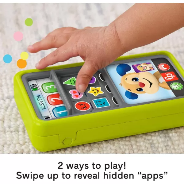 FisherPrice Laugh amp Learn Baby amp Toddler Toy 2In1 Slide To Learn Smartphone With Lights amp Music For Ages 9 MonthsFisherPrice Laugh amp Learn Baby amp Toddler Toy 2In1 Slide To Learn Smartphone With Lights amp Music For Ages 9 Months