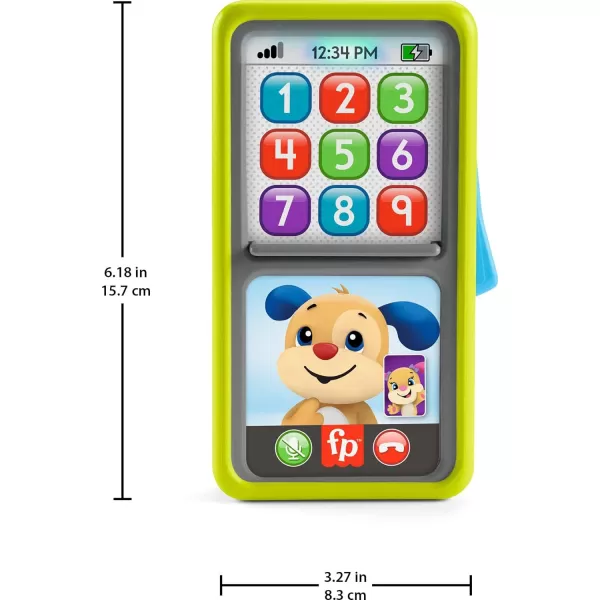 FisherPrice Laugh amp Learn Baby amp Toddler Toy 2In1 Slide To Learn Smartphone With Lights amp Music For Ages 9 MonthsFisherPrice Laugh amp Learn Baby amp Toddler Toy 2In1 Slide To Learn Smartphone With Lights amp Music For Ages 9 Months