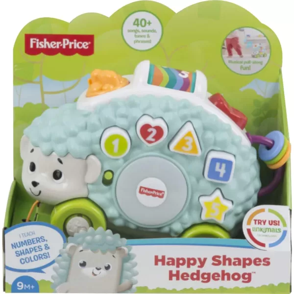 FisherPrice Linkimals Learning Toy Happy Shapes Hedgehog Pull Along With Interactive Music And Lights For Baby And ToddlerFisherPrice Linkimals Learning Toy Happy Shapes Hedgehog Pull Along With Interactive Music And Lights For Baby And Toddler