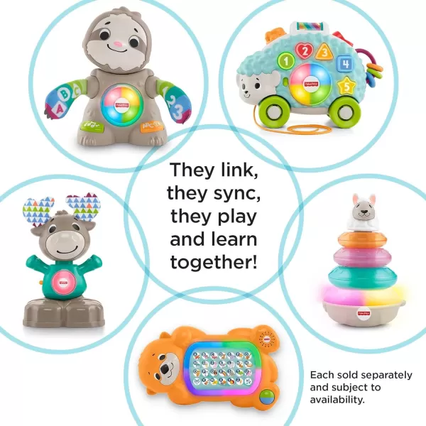 FisherPrice Linkimals Learning Toy Happy Shapes Hedgehog Pull Along With Interactive Music And Lights For Baby And ToddlerFisherPrice Linkimals Learning Toy Happy Shapes Hedgehog Pull Along With Interactive Music And Lights For Baby And Toddler