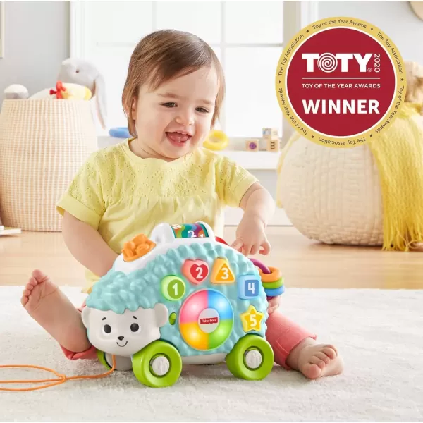 FisherPrice Linkimals Learning Toy Happy Shapes Hedgehog Pull Along With Interactive Music And Lights For Baby And ToddlerFisherPrice Linkimals Learning Toy Happy Shapes Hedgehog Pull Along With Interactive Music And Lights For Baby And Toddler