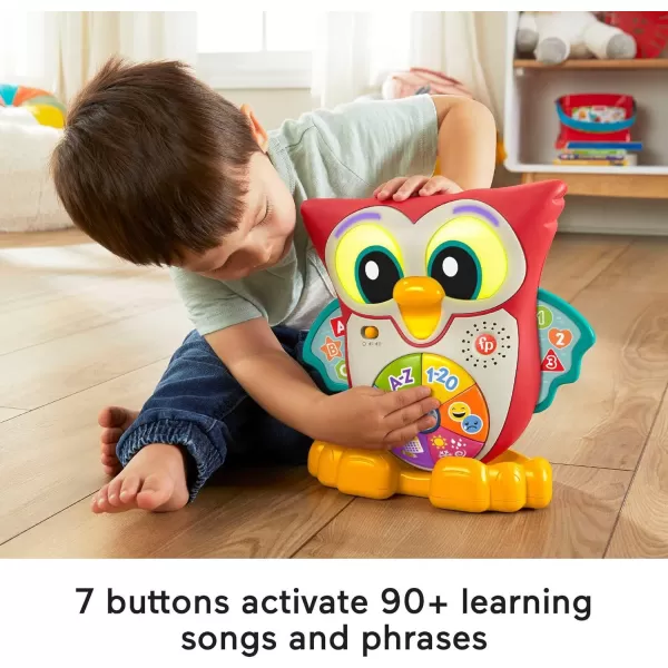 FisherPrice Linkimals Toddler Learning Toy LightUp amp Learn Owl with Interactive Lights Music amp Motion for Ages 18 MonthsFisherPrice Linkimals Toddler Learning Toy LightUp amp Learn Owl with Interactive Lights Music amp Motion for Ages 18 Months