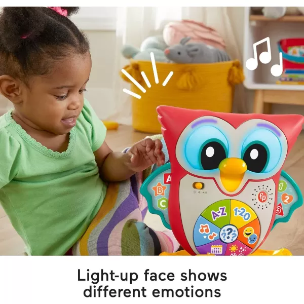 FisherPrice Linkimals Toddler Learning Toy LightUp amp Learn Owl with Interactive Lights Music amp Motion for Ages 18 MonthsFisherPrice Linkimals Toddler Learning Toy LightUp amp Learn Owl with Interactive Lights Music amp Motion for Ages 18 Months