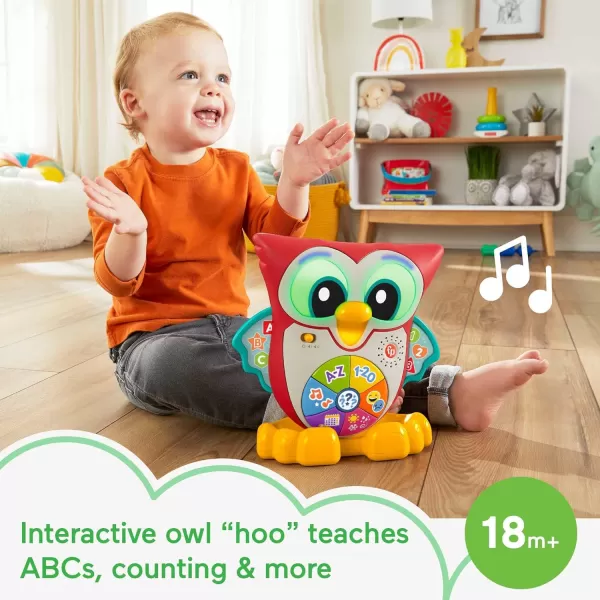 FisherPrice Linkimals Toddler Learning Toy LightUp amp Learn Owl with Interactive Lights Music amp Motion for Ages 18 MonthsFisherPrice Linkimals Toddler Learning Toy LightUp amp Learn Owl with Interactive Lights Music amp Motion for Ages 18 Months