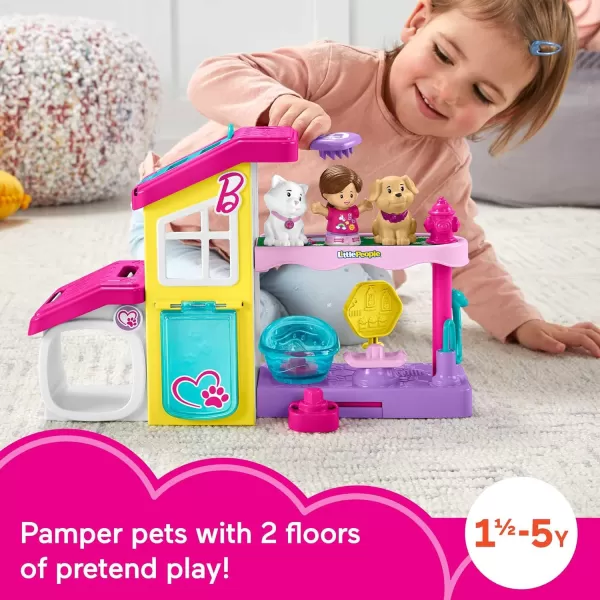 FisherPrice Little People Barbie Toddler Playset Play and Care Pet Spa with Music Sounds amp 4 Pieces for Ages 18 MonthsFisherPrice Little People Barbie Toddler Playset Play and Care Pet Spa with Music Sounds amp 4 Pieces for Ages 18 Months