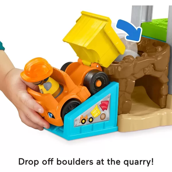 FisherPrice Little People Toddler Learning Toy Load Up N Learn Construction Site Playset With Dump Truck For Ages 18 MonthsFisherPrice Little People Toddler Learning Toy Load Up N Learn Construction Site Playset With Dump Truck For Ages 18 Months