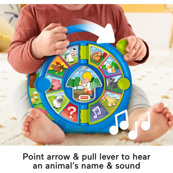 FisherPrice Little People Toddler Learning Toy World of Animals See N Say with Music and Sounds for Ages 18 MonthsFisherPrice Little People Toddler Learning Toy World of Animals See N Say with Music and Sounds for Ages 18 Months