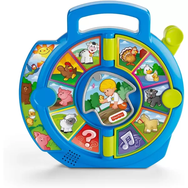 FisherPrice Little People Toddler Learning Toy World of Animals See N Say with Music and Sounds for Ages 18 MonthsFisherPrice Little People Toddler Learning Toy World of Animals See N Say with Music and Sounds for Ages 18 Months