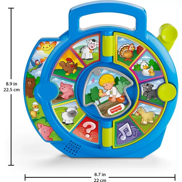 FisherPrice Little People Toddler Learning Toy World of Animals See N Say with Music and Sounds for Ages 18 MonthsFisherPrice Little People Toddler Learning Toy World of Animals See N Say with Music and Sounds for Ages 18 Months