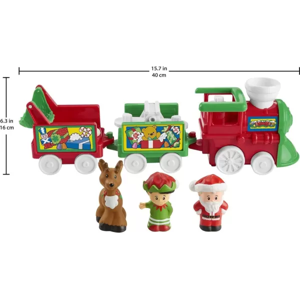 FisherPrice Little People Toddler Toy Musical Christmas Train with Santa Elf amp Reindeer Figures For Ages 1 YearsFisherPrice Little People Toddler Toy Musical Christmas Train with Santa Elf amp Reindeer Figures For Ages 1 Years