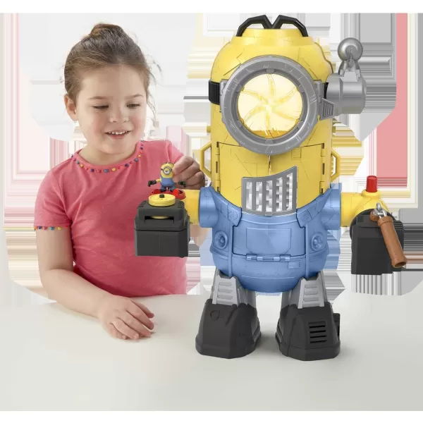 FisherPrice Minions toys The Rise of Gru MinionBot Robot Playset with Punching Action and Stuart Figure for Preschool Kids Ages 3 and UpFisherPrice Minions toys The Rise of Gru MinionBot Robot Playset with Punching Action and Stuart Figure for Preschool Kids Ages 3 and Up