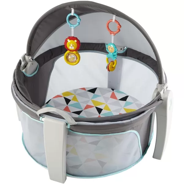 FisherPrice OnTheGo Baby Dome Gray and WhiteFisherPrice OnTheGo Baby Dome Gray and White