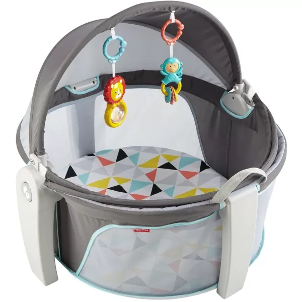 FisherPrice OnTheGo Baby Dome Gray and WhiteFisherPrice OnTheGo Baby Dome Gray and White