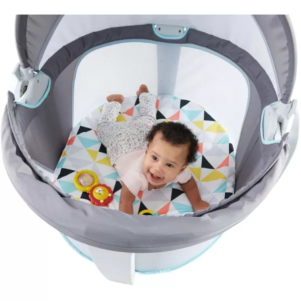 FisherPrice OnTheGo Baby Dome Gray and WhiteFisherPrice OnTheGo Baby Dome Gray and White