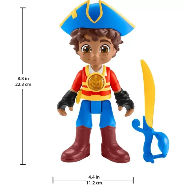 FisherPrice Santiago of the Seas Pirate Toy Talking Santiago Figure with Lights for Preschool Pretend Play Ages 3 YearsFisherPrice Santiago of the Seas Pirate Toy Talking Santiago Figure with Lights for Preschool Pretend Play Ages 3 Years