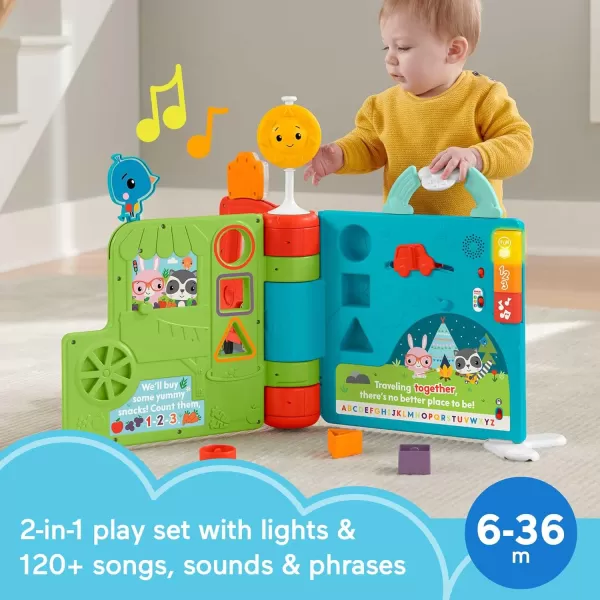 FisherPrice SittoStand Giant Activity Book Electronic Learning Toy and Activity Center for Infants and Toddlers Ages 6 Months to 3 YearsSIOCFFP