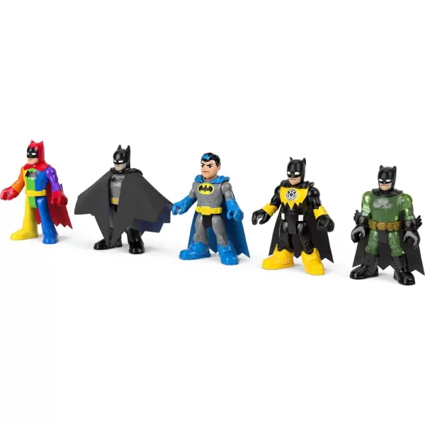 Imaginext DC Super Friends Batman Toys 80Th Anniversary Collection Set with 5 Batman Figures for Adults and FansImaginext DC Super Friends Batman Toys 80Th Anniversary Collection Set with 5 Batman Figures for Adults and Fans