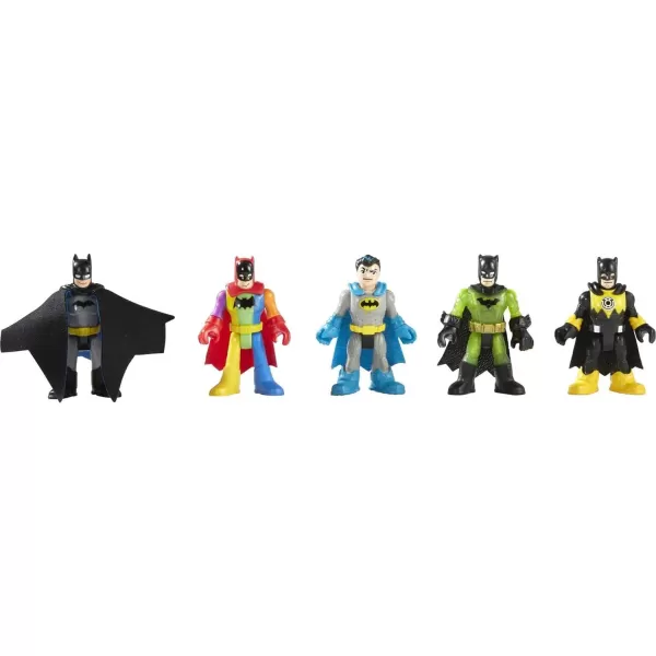 Imaginext DC Super Friends Batman Toys 80Th Anniversary Collection Set with 5 Batman Figures for Adults and FansImaginext DC Super Friends Batman Toys 80Th Anniversary Collection Set with 5 Batman Figures for Adults and Fans