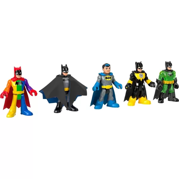 Imaginext DC Super Friends Batman Toys 80Th Anniversary Collection Set with 5 Batman Figures for Adults and FansImaginext DC Super Friends Batman Toys 80Th Anniversary Collection Set with 5 Batman Figures for Adults and Fans