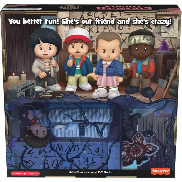 Little People Collector Stranger Things Castle Byers Special Edition Set 6 Figures in a Gift Display Box for Adults amp FansLittle People Collector Stranger Things Castle Byers Special Edition Set 6 Figures in a Gift Display Box for Adults amp Fans