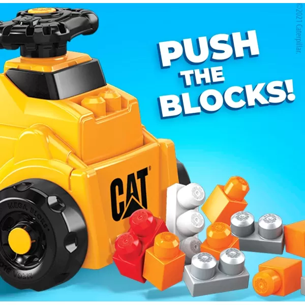 MEGA BLOKS Cat FisherPrice Toddler Blocks Building Toy Large Dump Truck with 11 Pieces and Storage Yellow Gift Ideas for KidsMEGA BLOKS Cat FisherPrice Toddler Blocks Building Toy Large Dump Truck with 11 Pieces and Storage Yellow Gift Ideas for Kids