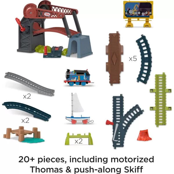 Thomas amp Friends Motorized Toy Train Set Bridge Lift Thomas amp Skiff With Track amp PushAlong Boat For Preschool Kids Ages 3 YearsThomas amp Friends Motorized Toy Train Set Bridge Lift Thomas amp Skiff With Track amp PushAlong Boat For Preschool Kids Ages 3 Years