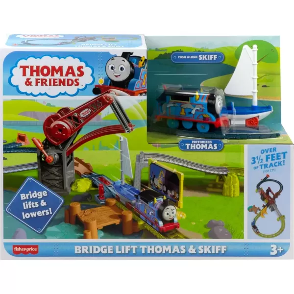 Thomas amp Friends Motorized Toy Train Set Bridge Lift Thomas amp Skiff With Track amp PushAlong Boat For Preschool Kids Ages 3 YearsThomas amp Friends Motorized Toy Train Set Bridge Lift Thomas amp Skiff With Track amp PushAlong Boat For Preschool Kids Ages 3 Years