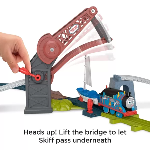 Thomas amp Friends Motorized Toy Train Set Bridge Lift Thomas amp Skiff With Track amp PushAlong Boat For Preschool Kids Ages 3 YearsThomas amp Friends Motorized Toy Train Set Bridge Lift Thomas amp Skiff With Track amp PushAlong Boat For Preschool Kids Ages 3 Years